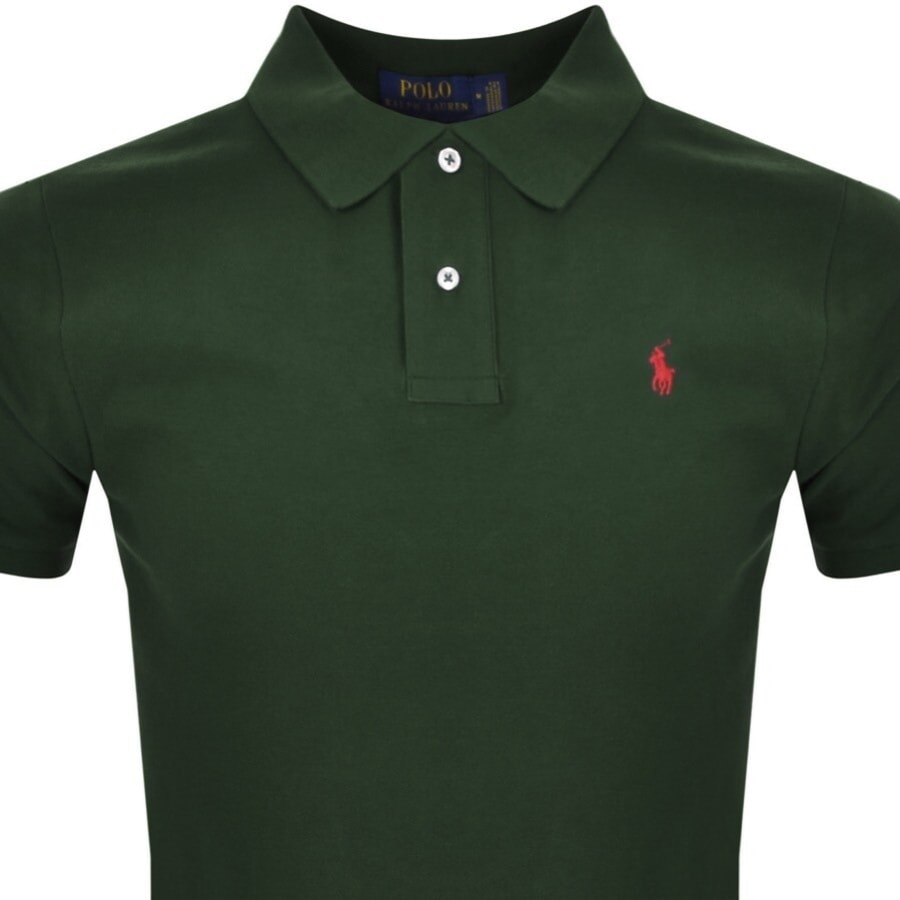 Polo ralph lauren green polo shirt discount